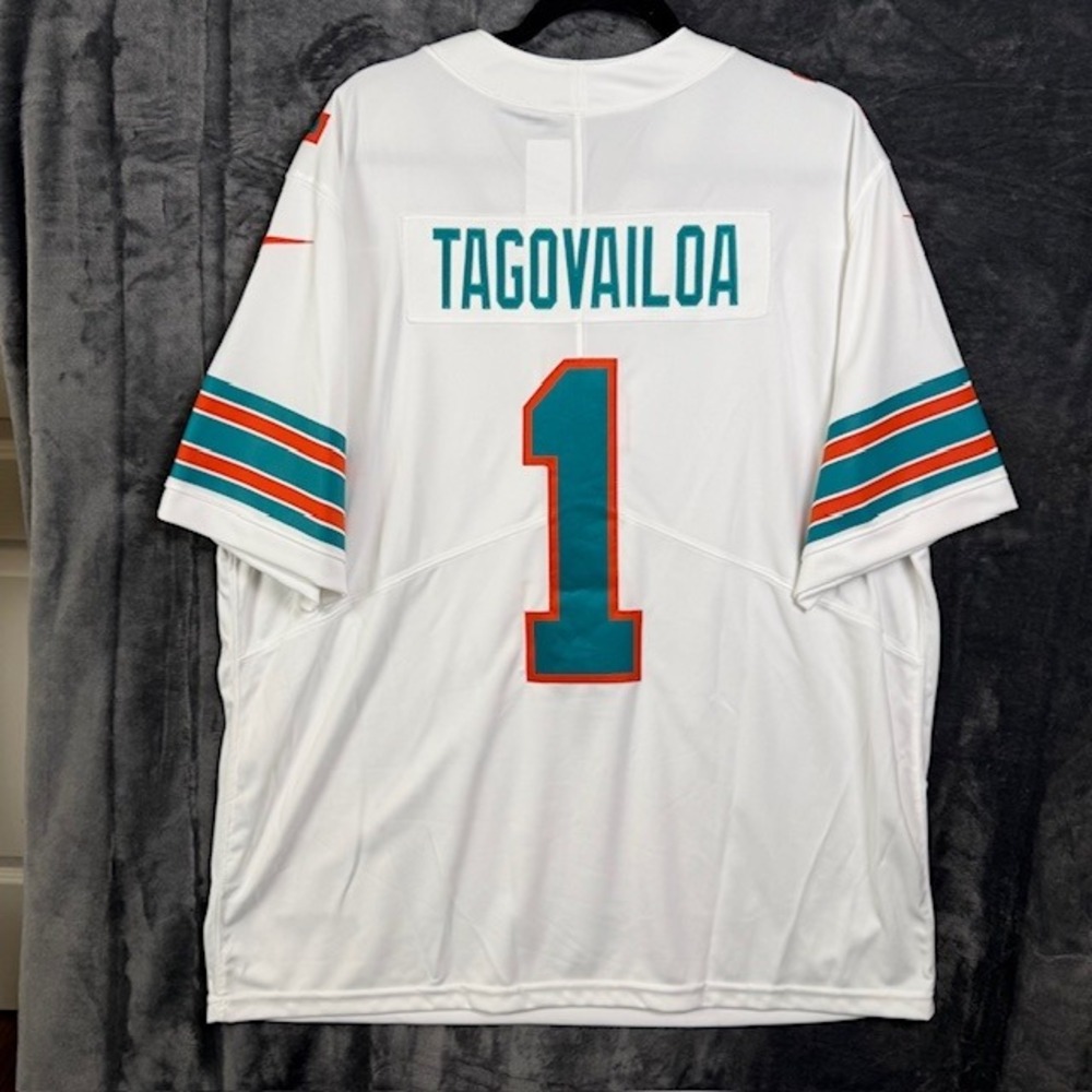 Miami Dolphins Tua Tagovailoa throwback jersey Nike Size XXL